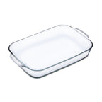 Thumbnail image #1 for Kadra Kitchenware Simax SX-7526 Rectangular Glass Roaster, 16.5 in, 5 qt. Case of 3
