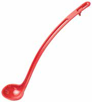 Product image #2 for Winco Curv 3/4 oz. Red Polycarbonate Ladle, 8-1/2 Inch Overall Length