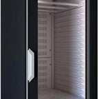 Thumbnail image #1 for Infrico USA IRR-AGB701MDAB Meat Dry Aging Display Refrigerator, Reach-In, One-Section, 19.7 cu. ft., Self-Closing Glass Door