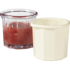 Thumbnail image #1 for G.E.T. SP-2000-IV Syrup and Cream Pitcher, 2 oz, Plastic, Ivory Dozen Case of 6 Dozen