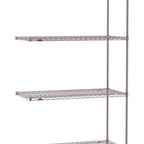 Thumbnail image #1 for Metro Super Erecta SE-2448K4-86-A4 Add-On Wire Shelving Unit, 48"W x 24"D x 86"H, 800 lb. capacity per shelf, 2000 lb. capacity per unit, 1" shelf