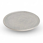 Thumbnail image #1 for Korin Inc PLL-491 Silver Round China Plate, Flat Edge, Narrow Rim, 7-1/4 in