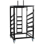 Thumbnail image #1 for Flash Furniture XA-30-COTA-DY-GG Cocktail/Pub Table Dolly, Holds 10 30" Table Sets, 5 Sloped Shelves, 4 Casters