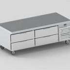 Thumbnail image #1 for EMI Industries RBLP7033S 70" Refrigerated Chef Base Equipment Stand, 4 Drawers, Side-Mounted Self-Contained Refrigeration