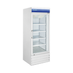 Thumbnail image #1 for Norpole, Inc. NPGF1-S13 One-Section Glass Swing-Door Reach-In Freezer, 13 cu. ft., Bottom-Mounted Self-Contained Refrigeration, White
