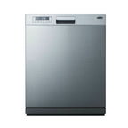 Thumbnail image #1 for Summit Commercial DW2435SSADA Built-In Dishwasher, ADA-Height, 24"W, 12-Place-Setting, Touch Controls, LED Display