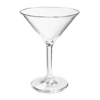 Thumbnail image #1 for G.E.T. SW-1407-1-SAN-CL Clear SAN Plastic Martini Glass, 10 oz Case of 2 Dozen