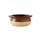 Thumbnail image #1 for Tuxton China DuraTux®© B6S-1203 French Onion Soup Crock, 12 oz, Ceramic, Handleless, Two-Tone 1 Dozen