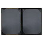 Thumbnail image #2 for Risch WOOD-2V 8.5X11 Wood Double-Fold Menu Cover, 8-1/2 x 11 in, 2-View Case of 25