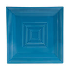 Thumbnail image #1 for CAC China Tango TG-SQ8-PCK 8-Inch Square Porcelain Plate with Embossed Rim Case of 2 Dozen