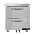 Thumbnail image #1 for Continental Refrigerator SW27N-U-D Undercounter Drawer Refrigerator, 27-inch, 1 Section, Stainless Steel, Self-Contained Rear-Mounted Refrigeration