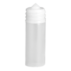 Thumbnail image #1 for TableCraft Products Saferfoods N20C Wide-Mouth Squeeze Bottle, 20 oz, Clear, 63mm Opening Case of 12