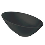 Thumbnail image #1 for Thunder Group Classic CR807BK 35 oz Black Melamine Cascading Bowl, 10-1/3 in Diameter Case of 2 Dozen