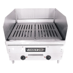 Thumbnail image #1 for EmberGlo E2424 GUARDS-2070400 Charbroiler Splash Guard, 10"H, Two Sides and Back, for E2424 Electric Charbroiler
