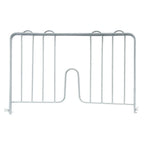Thumbnail image #1 for Omcan 48748 Pressure Fit Chrome Shelf Divider, 14" x 4", NSF