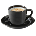 Thumbnail image #1 for G.E.T. Black Elegance SU-4-BK . . Black Melamine Saucer, 4-1/2" Diameter Dozen Case of 4 Dozen
