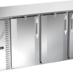 Thumbnail image #1 for Victory Refrigeration VBBN72HC-PT-S Pass-Thru Back Bar Refrigerator, 72"W, Three-Section, 6 Solid Self-Closing Doors, Stainless Steel