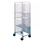 Thumbnail image #1 for Winholt Equipment AL-1830B Mobile Aluminum Pan Rack, End-Loading, Open-Side, 60-Pan 14" x 18" or 30-Pan 18" x 26" Capacity