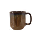 Thumbnail image #1 for Tuxton China Artisan GAJ-150 12 oz Ceramic Mug with Handle, Stackable Case of 2 Dozen