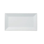Thumbnail image #1 for Tramontina USA, Inc. 80401-034 Rectangular Porcelain Plate, White, 11.5 x 6.25 inches Case of 18