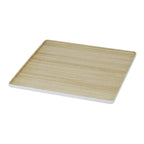 Thumbnail image #1 for Cal-Mil 22310-91 Square Bento Box Lid, Melamine, Natural Wood, 10 x 10 x 1/2 in Case of 6