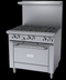 Thumbnail image #2 for Garland G Starfire Pro 36-Inch Commercial Gas Restaurant Range with 6 Open Burners and Convection Oven