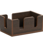 Thumbnail image #2 for Cal-Mil Vista 3499-140 Plastic Bar Organizer, Mocha, for Straws, Stirrers & Bar Tools, 10.75" x 7" x 4.75"H