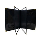 Thumbnail image #2 for Risch Seville SEV-6V 5.5X8.5 Hardback Faux-Leather Menu Cover, 5-1/2" x 8-1/2", Booklet, 6-View Case of 25