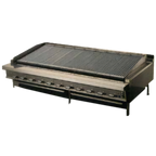 Thumbnail image #1 for Montague Company Legend UFLC-72R 72" Radiant Countertop Char-Broiler with Reversible Cast-Iron Grate