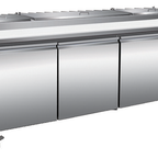 Thumbnail image #5 for Serv-Ware 93-Inch 12-Pan Pizza Prep Table Refrigerator