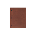 Thumbnail image #1 for Risch Chicago CMBFF-LTH 5.5X8.5 Bonded Leather Menu Cover, 5-1/2" x 8-1/2", Hardback 3-Hole Binder Case of 25