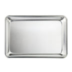 Thumbnail image #1 for New Star Foodservice Inc. 33977 Solid Aluminum Bun/Sheet Pan, 9-2/3 x 6-2/3 x 1 in, 18 Gauge Case of 12