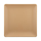 Thumbnail image #1 for G.E.T. Greenovations - EGS ECO99SQ-PB . . 9-inch Square Brown Melamine Plate with Rolled Edge Case of 6