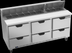 Thumbnail image #6 for Beverage-Air 72-Inch Three-Section Refrigerated Sandwich Prep Table with 6 Drawers and 18-Pan Capacity