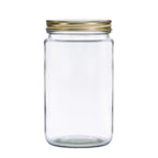 Thumbnail image #1 for Libbey Drinking Jar 109151 Glass with Metal Lid, 32 oz