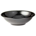 Thumbnail image #1 for TableCraft Products 252B Round Melamine Bowl, Black, 12 oz, 5-3/4" Diameter Case of 48