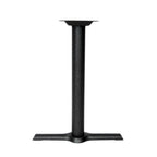 Thumbnail image #1 for SunFab 685-5050LS Table Base, 5" x 22" Base Spread, 3" Steel Column, 28-3/4" Dining Height, Black