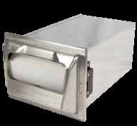 Product image #4 for San Jamar Classic In-Counter Minifold Napkin Dispenser, Satin Chrome