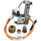 Thumbnail image #1 for AllPoints Foodservice Parts & Supplies 511283 Food Warmer Pilot Burner with Igniter, Natural or LP Gas, Orifice, Ferrules and Compression Nut