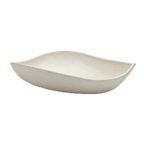 Thumbnail image #2 for Steelite International Delfin, Marisol Sandshell 7002DD004 Melamine Salad Serving Bowl, 2.5 qt., 13-5/8" x 11" x 3", Beige