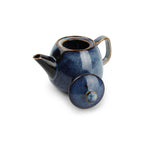 Thumbnail image #1 for Mikasa Hospitality F2d 5344999 Porcelain Teapot with Lid, 27.1 oz, Blue Case of 12