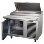 Thumbnail image #1 for Traulsen Spec-Line TB071SL3S 3-Row Glycol Refrigerated Prep Table, 71", 2-Door, 30-Pan Capacity, Stainless Steel Front & Sides