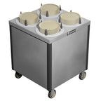 Thumbnail image #1 for Caddy CM-S-404 Unheated Enclosed Dish Dispenser, 4 Compartments, Self-Leveling for 9-5/8"–10-1/8" Round Plates