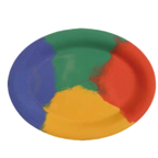 Thumbnail image #1 for G.E.T. Diamond Celebration OP-135-CE Oval Melamine Platter, 13-1/2" x 10-1/4" 1 Dozen