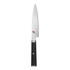 Thumbnail image #1 for Zwilling J.A. Henckels Miyabi 1008486 6" Utility Knife, VG-10 Steel 65-Layer Damascus Blade, Black Micarta Handle