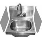 Thumbnail image #1 for GSW USA SP-S1512 Hand Sink Splash Guard, Wall-Mount, 15"W x 12"H, 18-Gauge Stainless Steel Case of 10