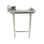 Thumbnail image #2 for SunFab SFCDT-60R Dish Table, 60"W x 30"D, Left-to-Right, 8"H Tile-Edge Backsplash, 16-Gauge 304 Stainless Steel