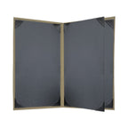 Thumbnail image #2 for Risch EVERGREEN-4V 8.5X14 Hardback Vinyl Menu Cover, Booklet, 4-View, 8-1/2 x 14 in Case of 25