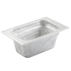 Thumbnail image #1 for TableCraft Products CW354N 1/4 Size Cast Aluminum Food Pan, 1-1/4 qt., 4" Deep