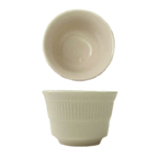 Thumbnail image #1 for International Tableware Athena AT-4 7 oz Ceramic Handleless Bouillon Cup with Embossed Lined Edge Case of 3 Dozen